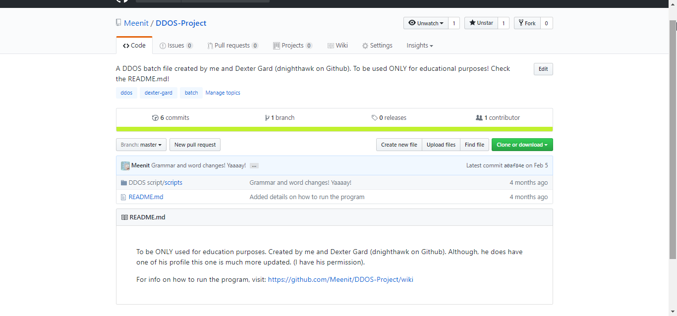 Nit Workshop #1: “DDOS” Project. Hello everyone, welcome to the first ...