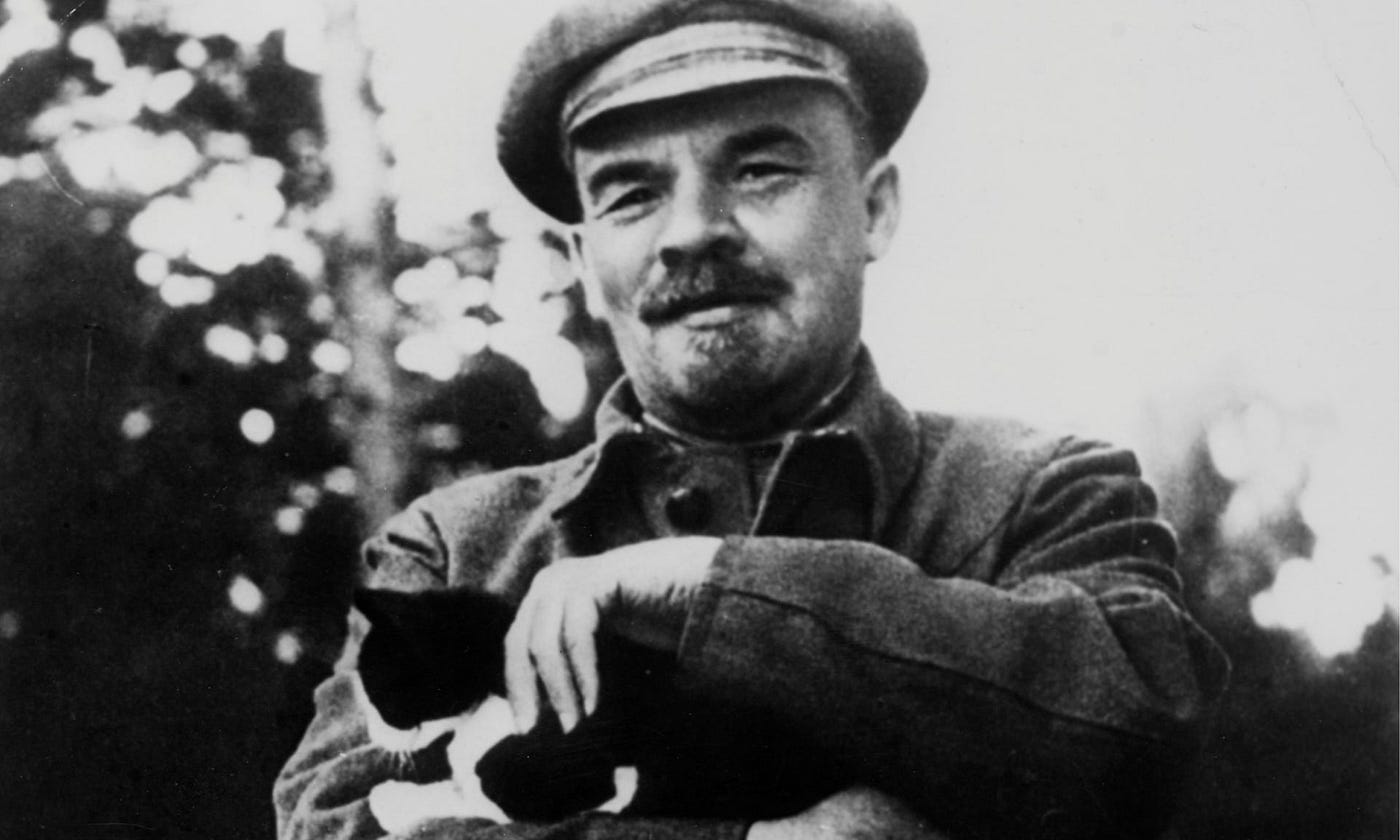 Picture: Lenin, a superior cat owner to that of Foucalt.