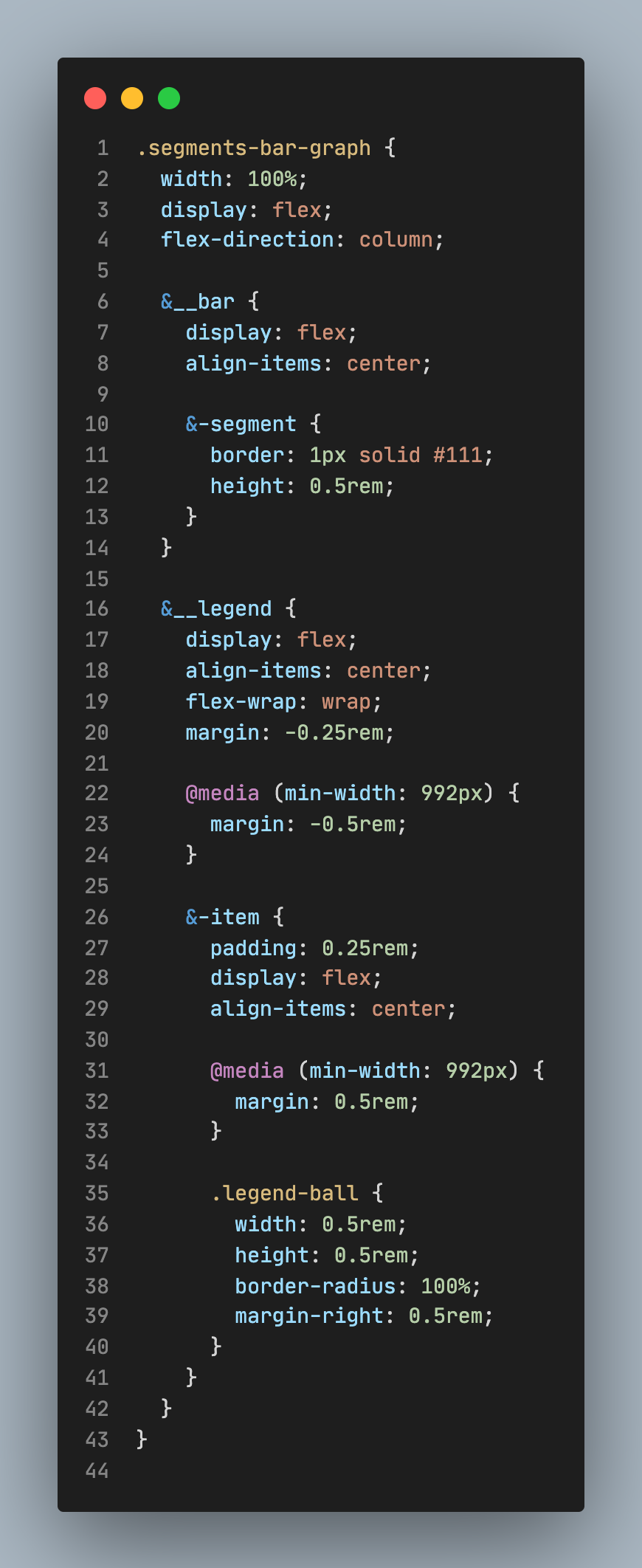 Segments bar based on percent as Angular component | by Ignacio Cortés ...