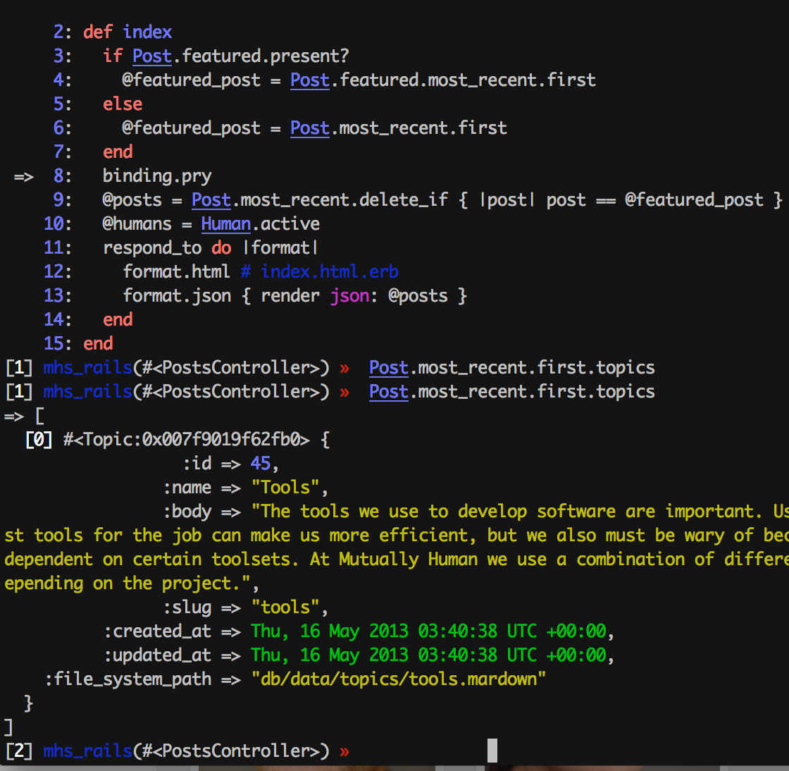 Binding.pry and how it helped me learn RUBY by Jordan Simon Medium