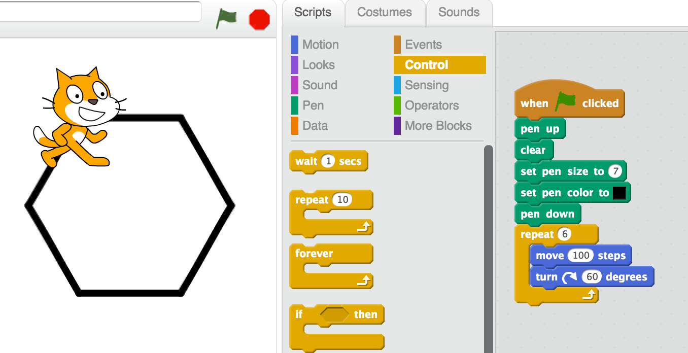 Finding the Math 2D Figures in Scratch by Jim Cash Code Like A Girl