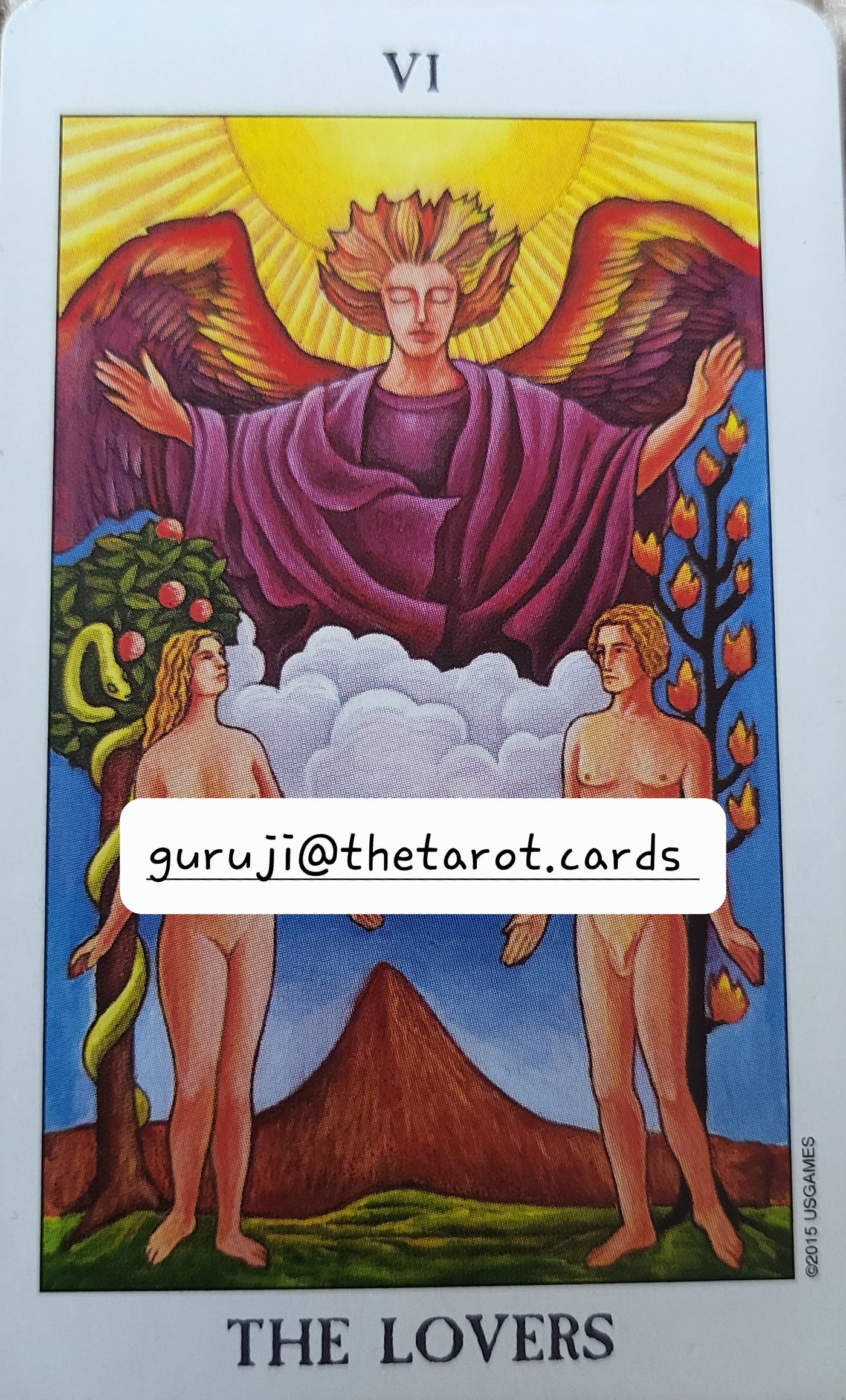 Tarot Card of the Day: The Lovers | by Vivek Kumar (Vik) | The Tarot Cards  by Guru Ji