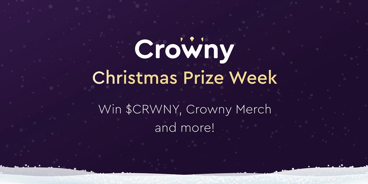 Crowny solana app christmas prize week