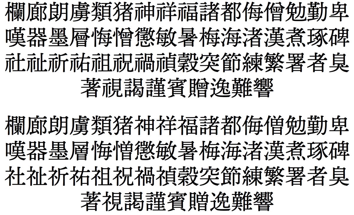 貂明朝 史无前例的日文字体 原文 Ten Mincho To Boldly Go Where No By Fate Typo Medium