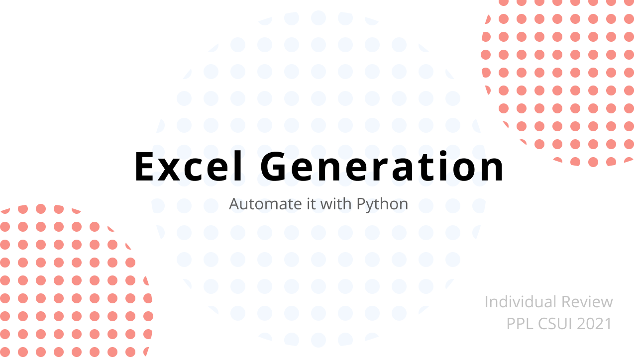 Automate Your Excel File Generation with Python | by Nanda Ryaas | Geek ...