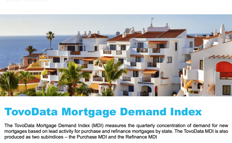 TovoData Mortgage Demand Index