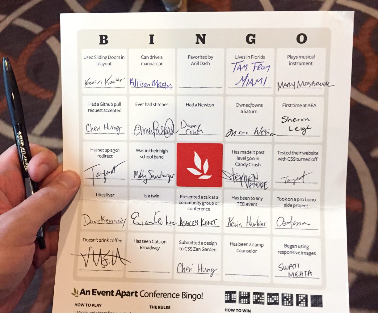 What I Learned From Conference Bingo | by Adam Nekola | Medium