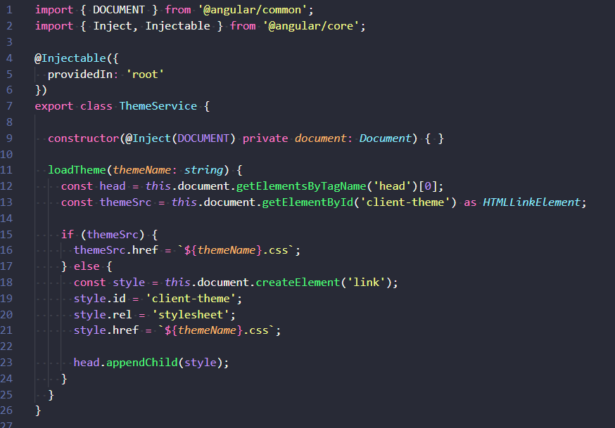 How To Create Themes For Your Angular Apps Using Css By Rennan Medium