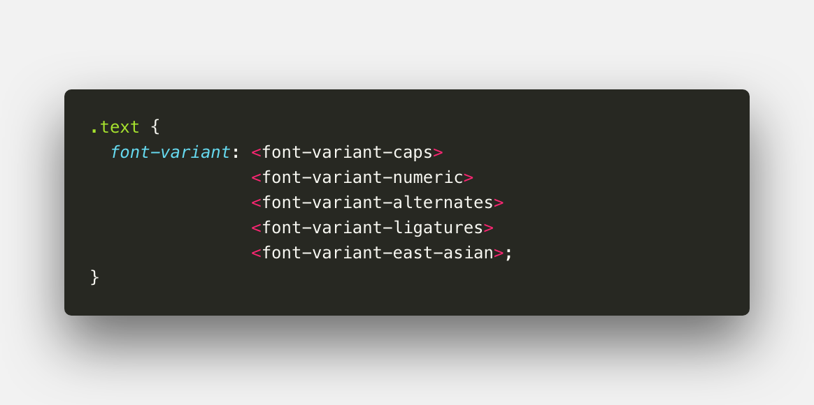 A 3-minute intro to CSS Font Variants | by Jhey Tompkins | codeburst