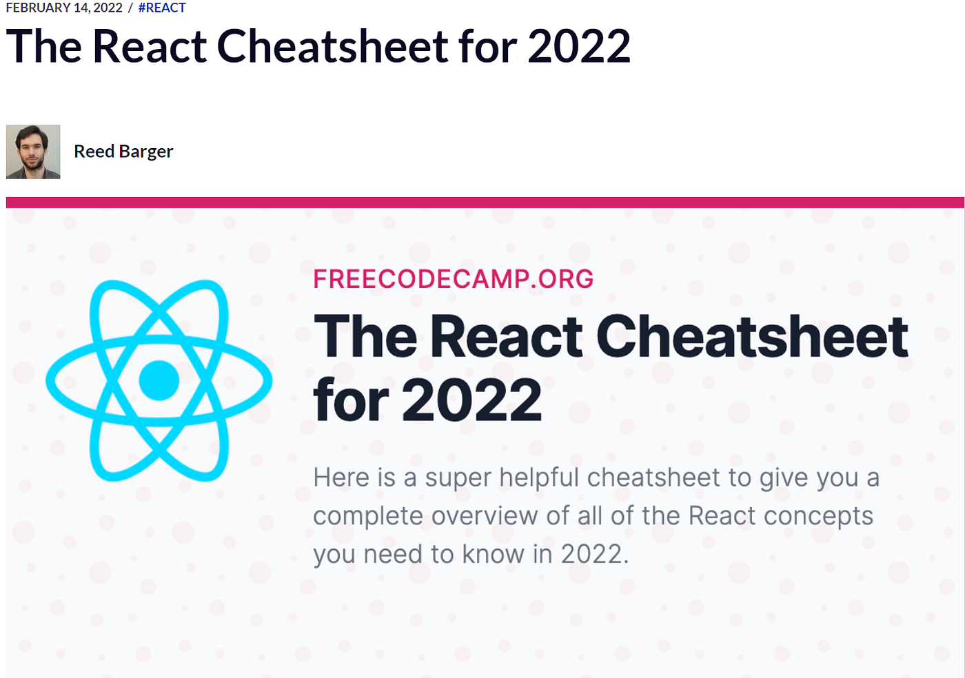 React Cheatsheets!. We as developers can’t remember… | by Stevealomia ...