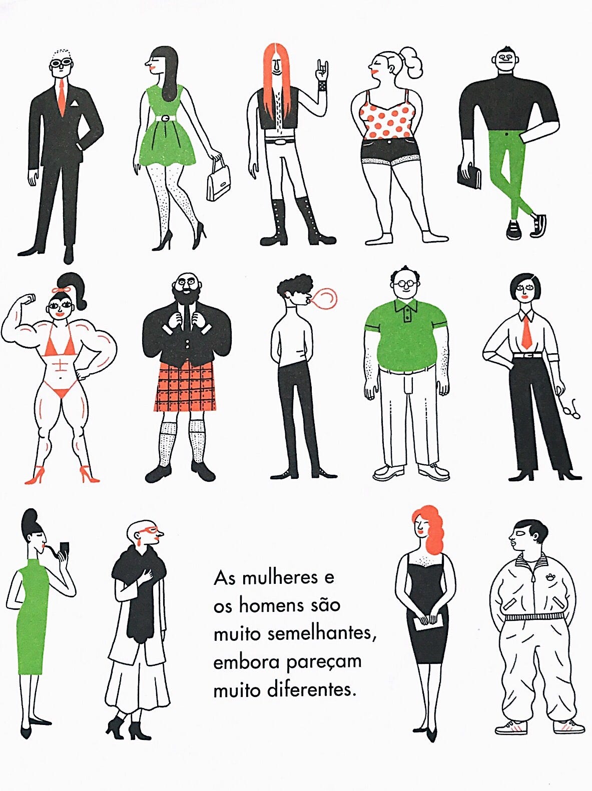 As mulheres e os homens: livro destaca a importância da igualdade de gênero  para o público infantil | by marina | Revista Subjetiva | Medium