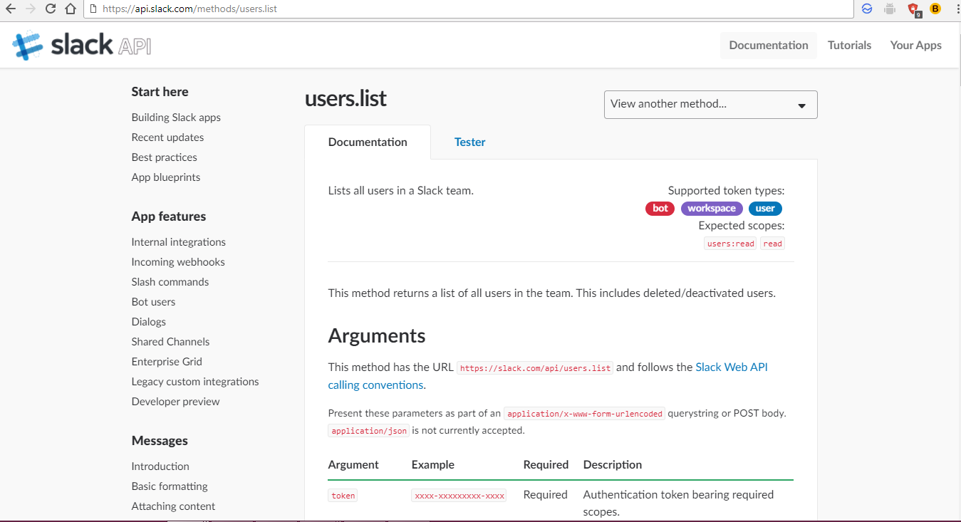 slack client users.list