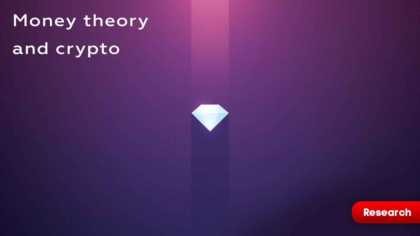 Money Theory And Crypto. Gold coins and dollar bills have value… by