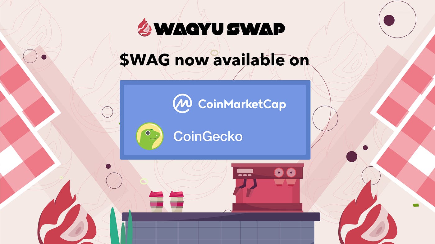 WagyuSwap got listed on Coinmarketcap and Coingecko - WagyuSwap - Medium