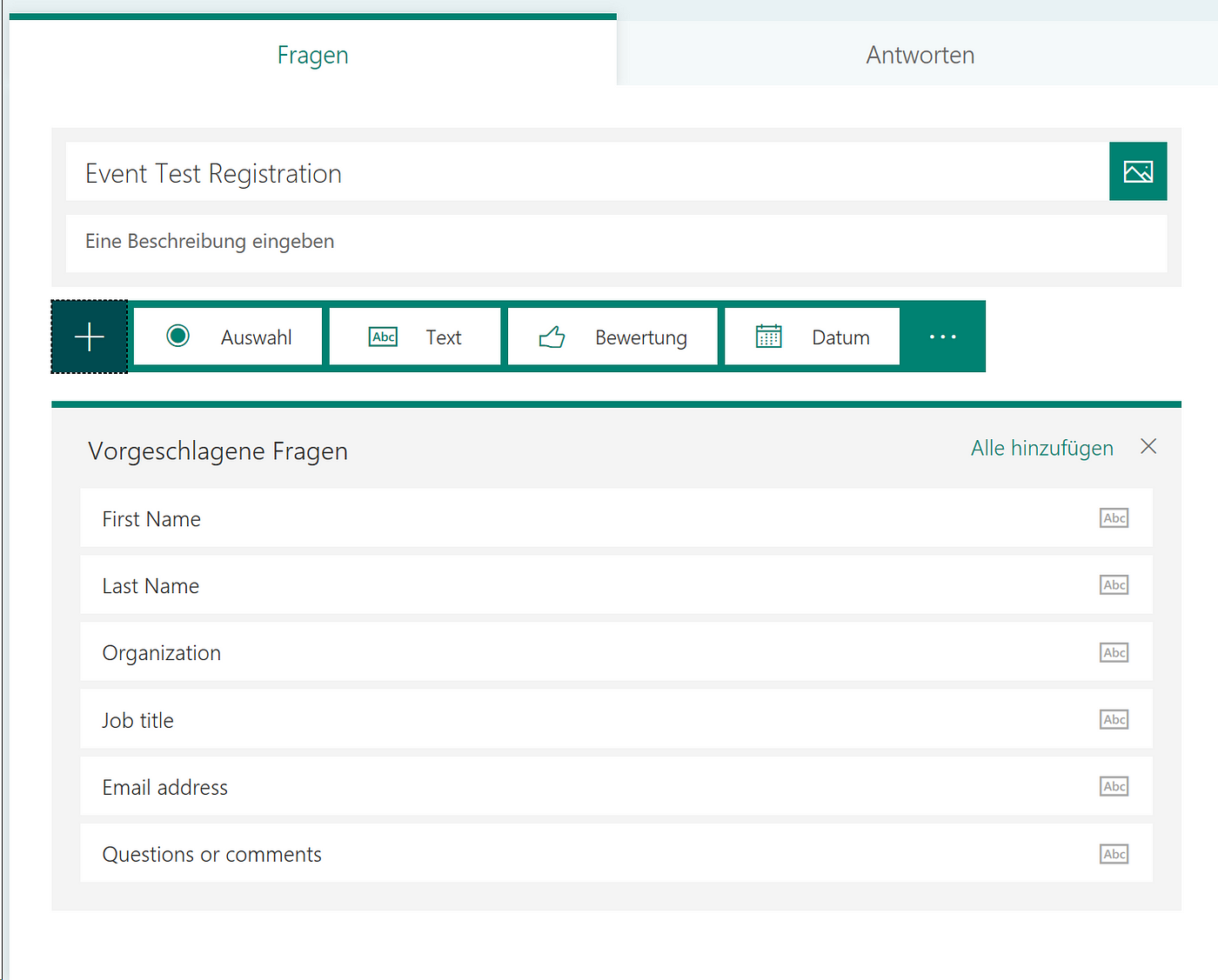 Microsofr forms