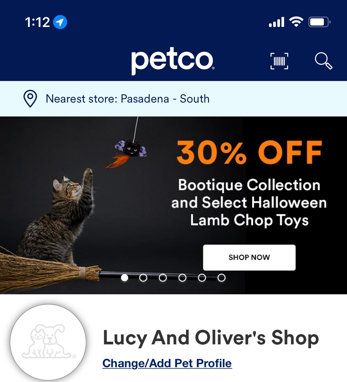 A call to action for 30% off halloween toys