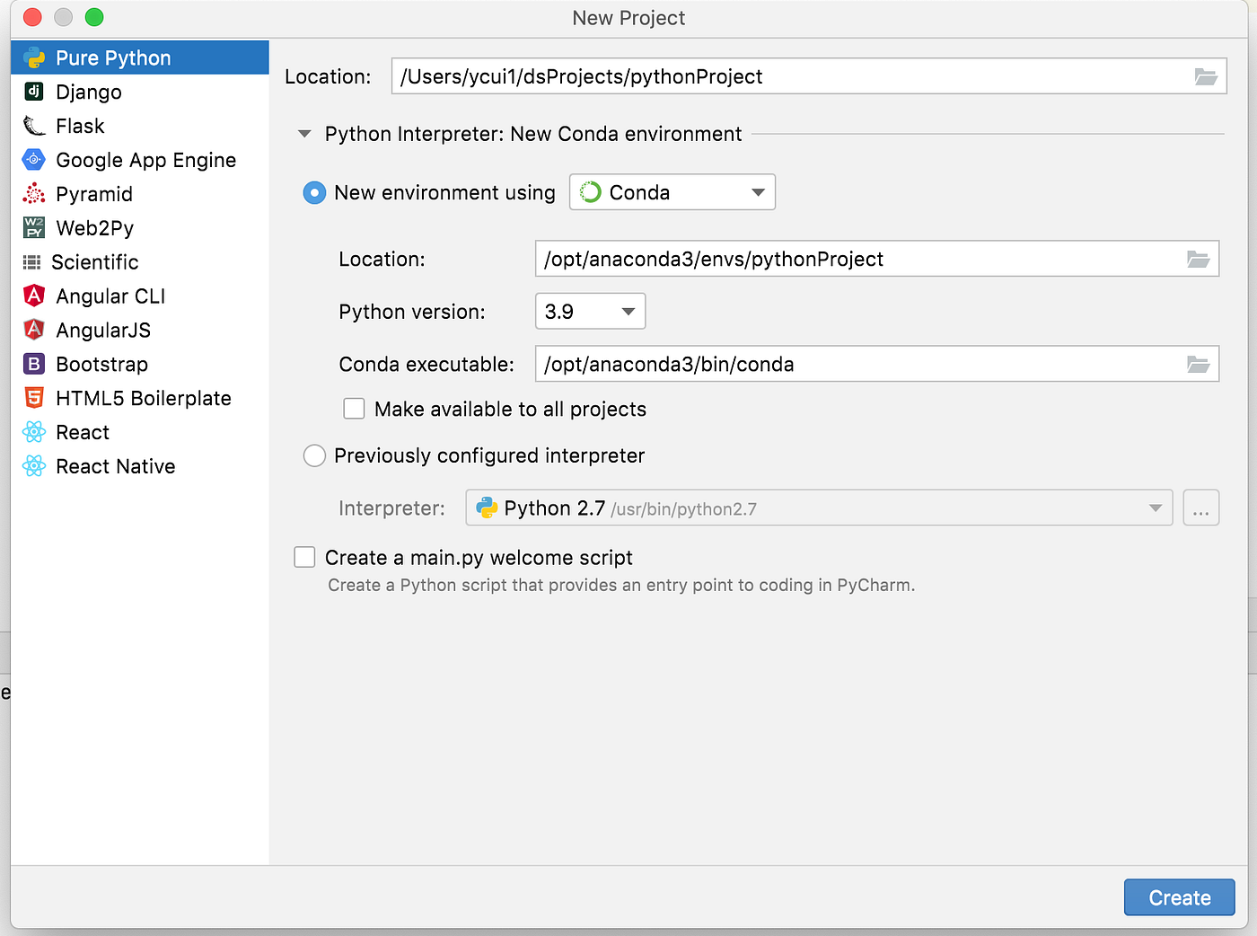 Beginner-Friendly Virtual Environment Management — Anaconda + PyCharm | by  Yong Cui | Towards Data Science