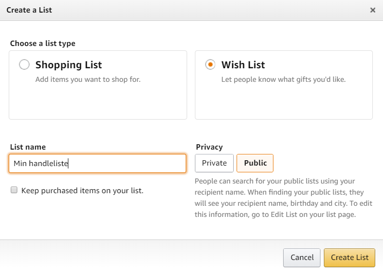 To amazon items on purchased wishlist see how Is Amazon