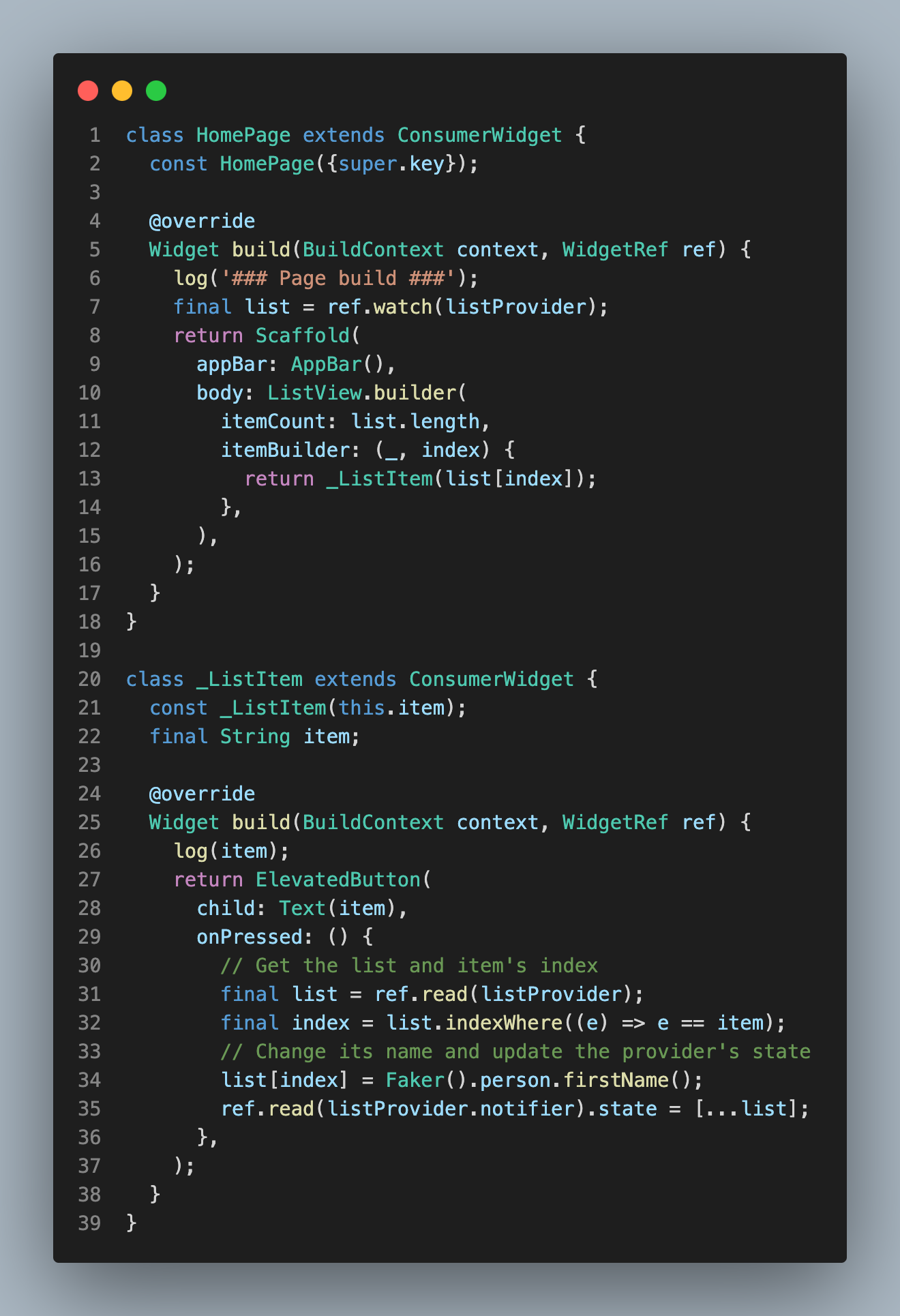 Write best performance ListView with Riverpod in Flutter | by Rei | Dec,  2022 | ITNEXT