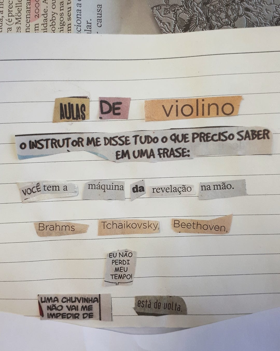 Poema Dadaísta. Minha autoria by Queli Davanço Medium