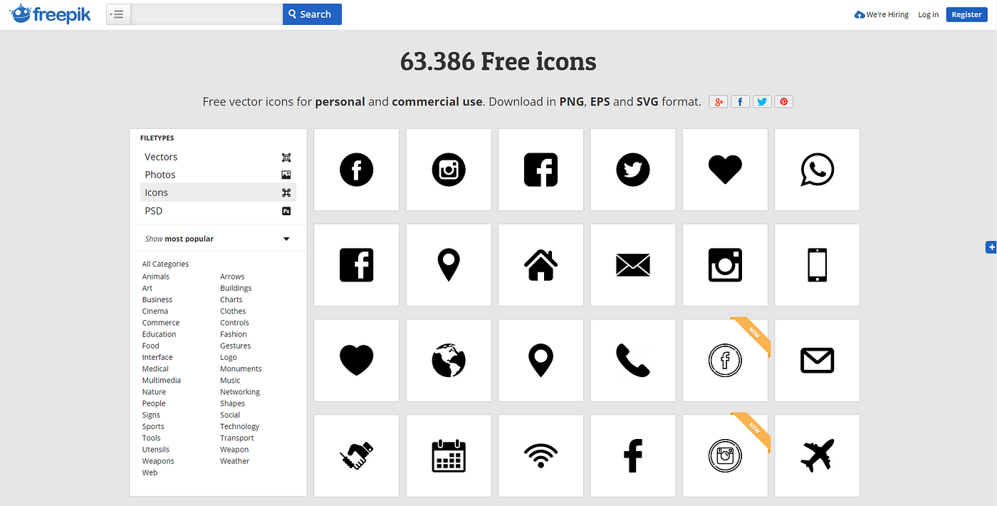 Free icons — best sources. Make your designs stand out with these… | by ...