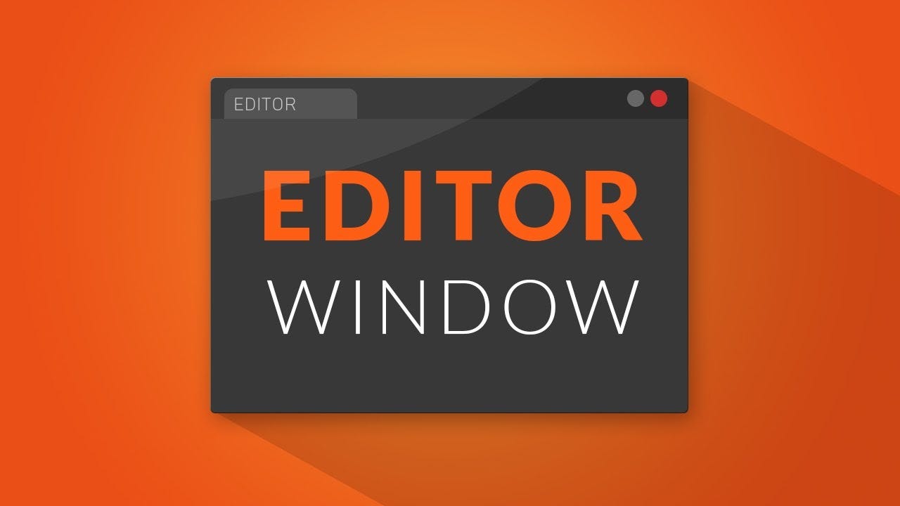 Creating a Custom Editor/Menu-Item in Unity | by Mohamed Hijazi | Level Up  Coding