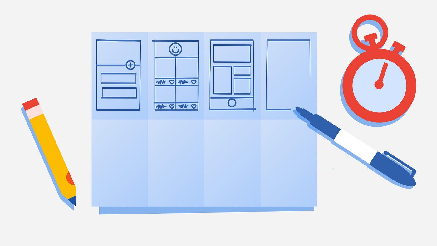 How to do crazy 8's remotely. My experience in driving remote crazy… | by  Boby Haryanto | UX Collective