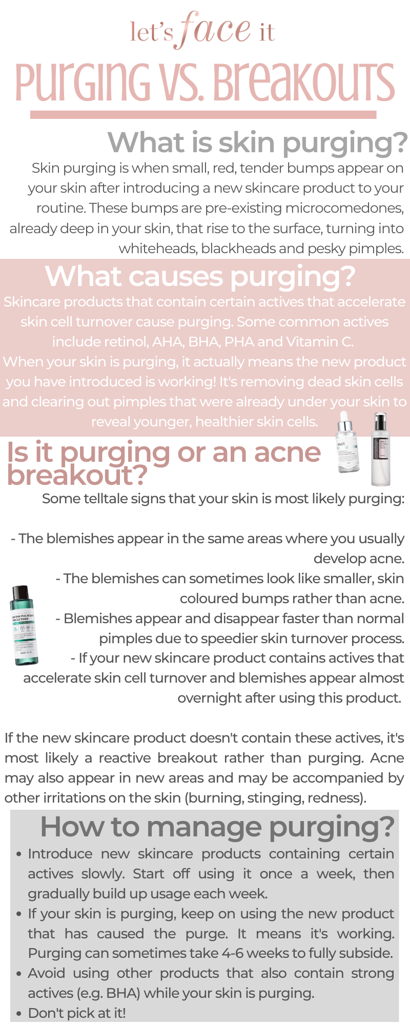 Korean Beauty Tips Purging Or Acne Breakout Let S Face It Australia By Let S Face It Australia Medium