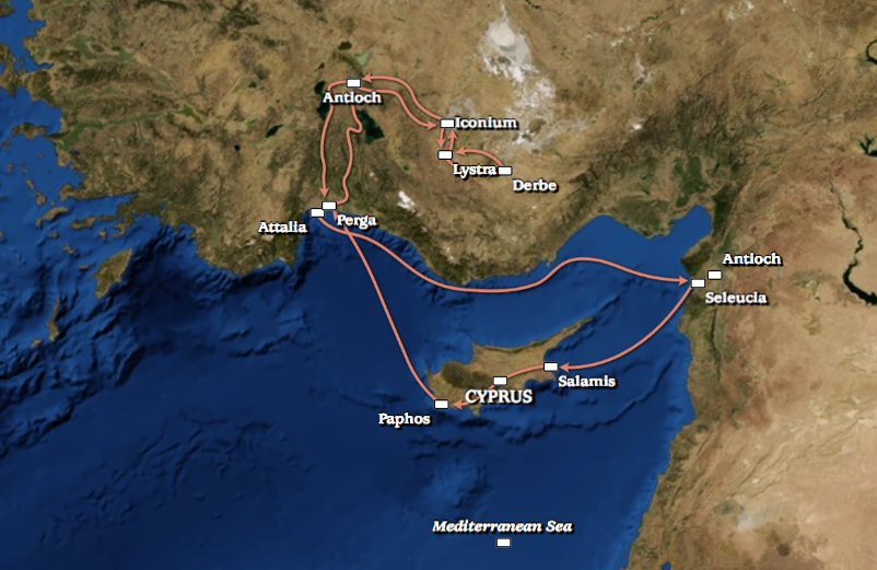 Cyprus. Acts 12:25–13:12 | By Underground Network | Acts Study Guide |  Medium