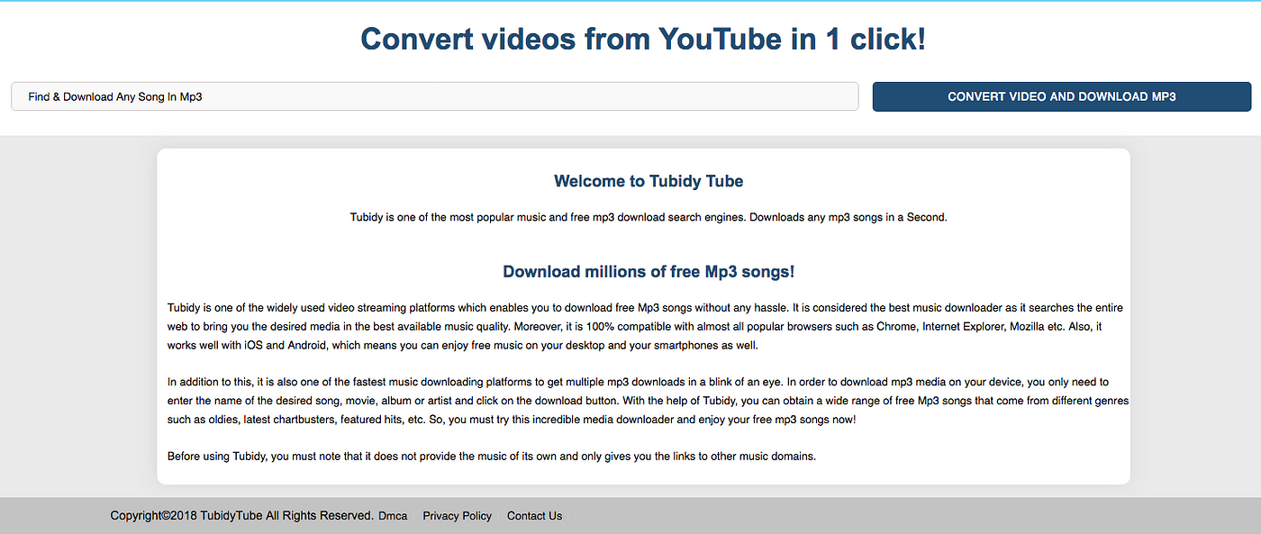 How To Convert Video to Mp3 In One Click By Tubidy | by Tubidyoffical |  Medium