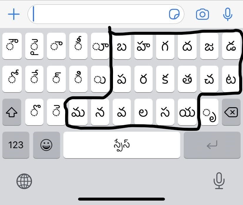 english to telugu keypad