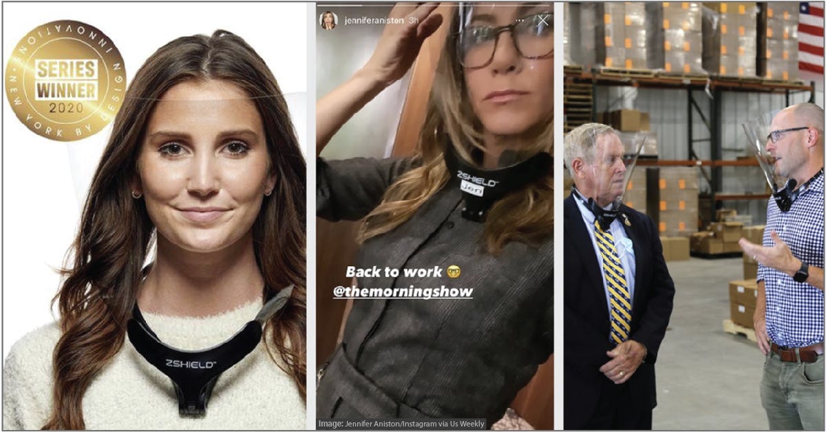 ZShield award winning PPE was worn from Hollywood to Congress.