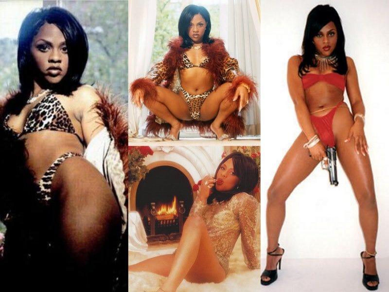 Pictures from Lil Kim’s debut album Hard CoreDear Ms. Jones.