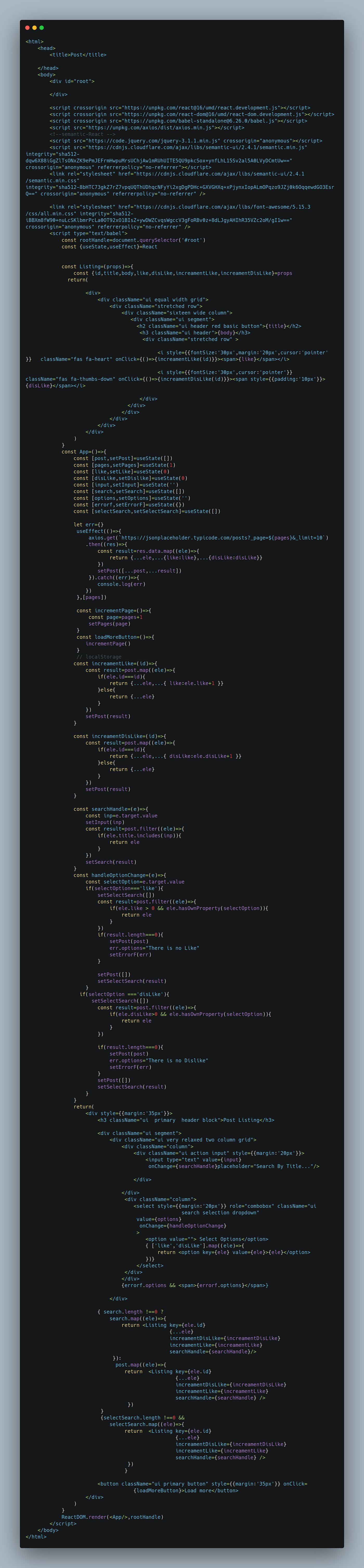Infinite Onclick Loading React Note Here Select Option Or Drop Down By Prafull Kumar Medium