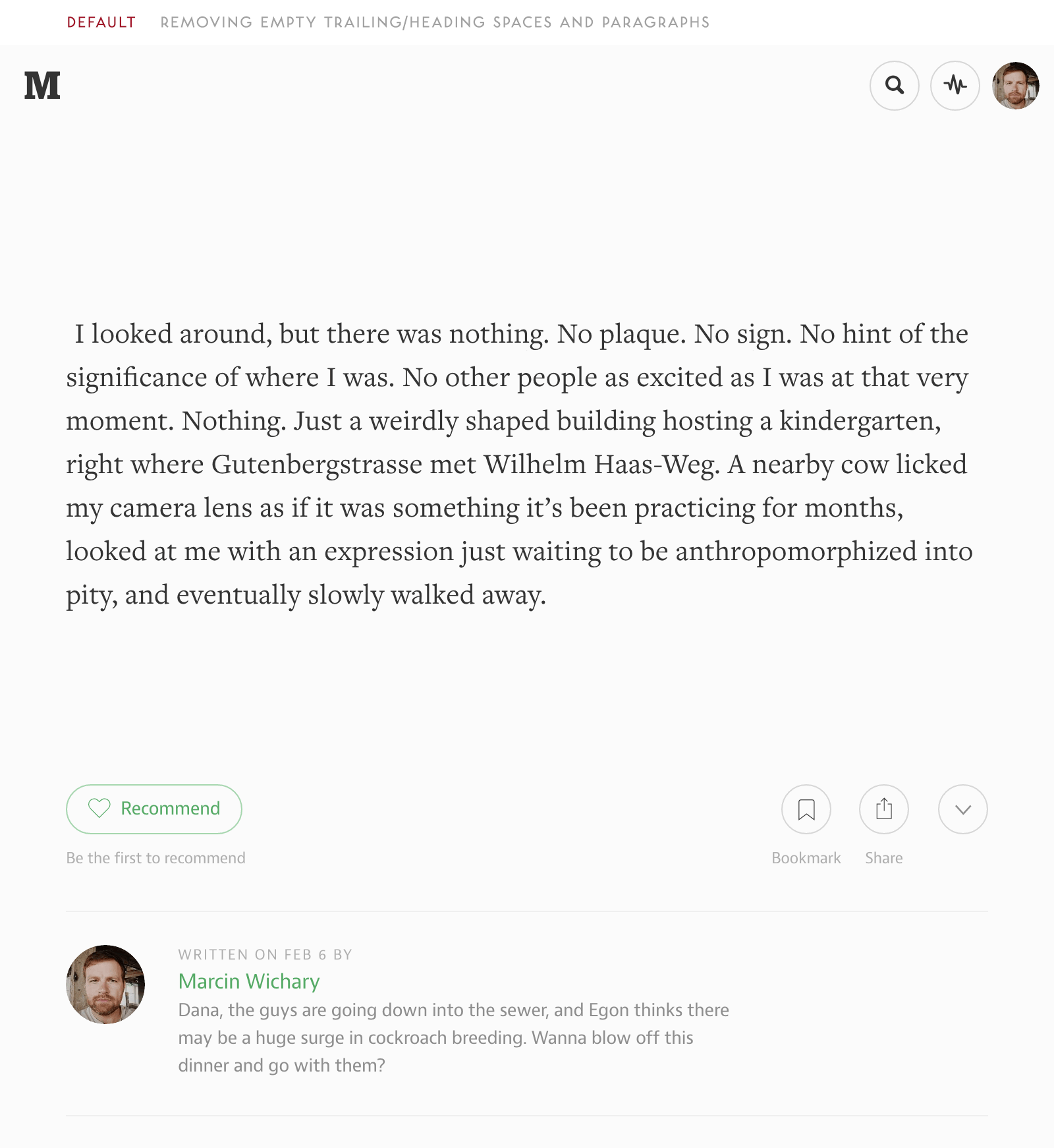 Part V. Whitespace is as important as content | by Marcin Wichary | Medium