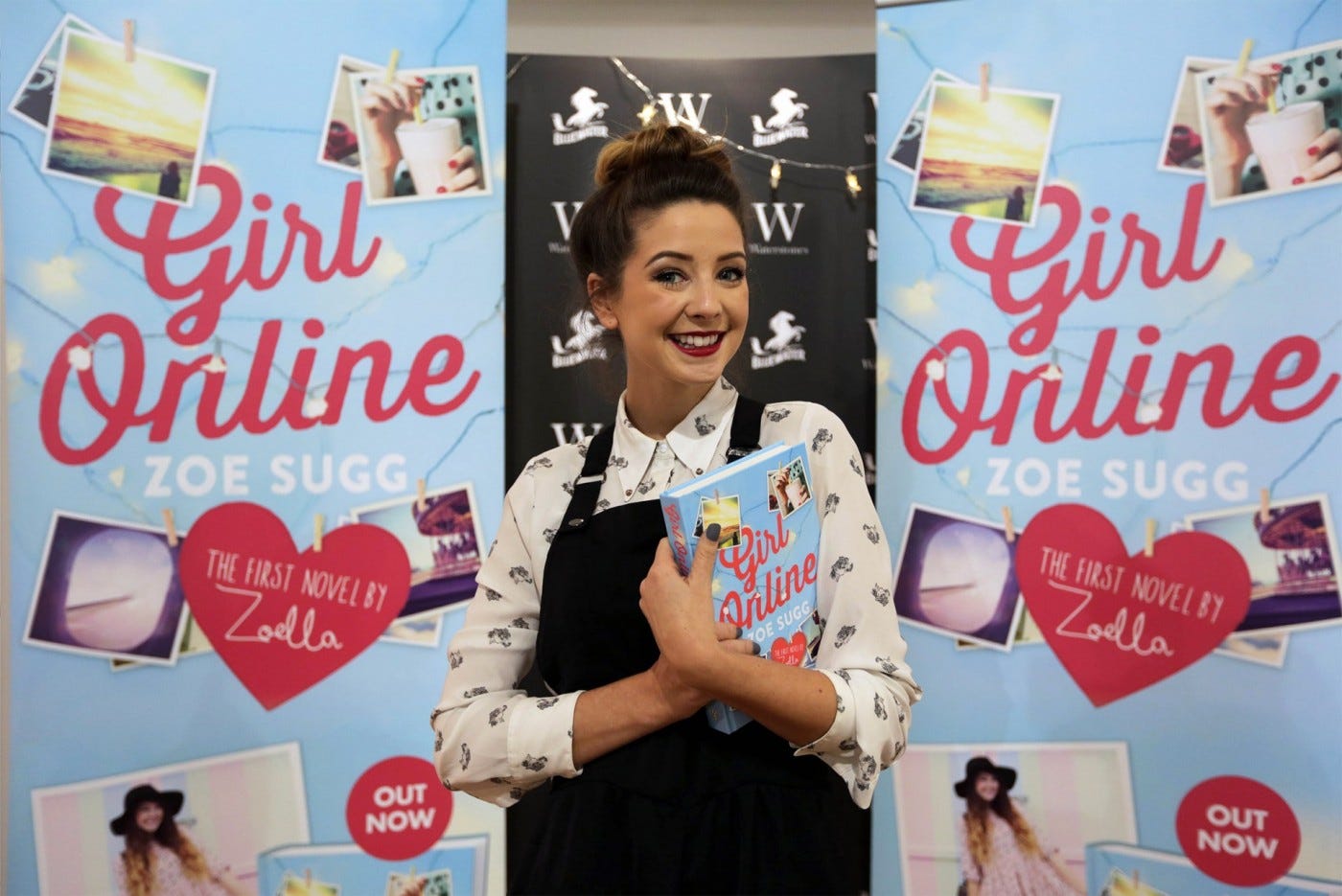Zoe Sugg on a Book Tour for "Girl Online" .