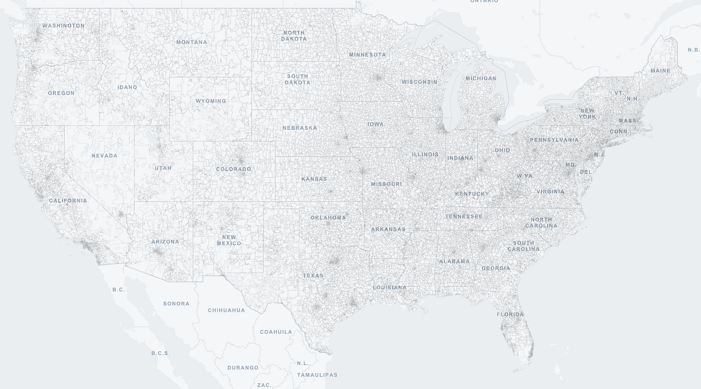 Gliders over the US: Conway's Game of Life with zip codes | by Tom Grek |  Medium