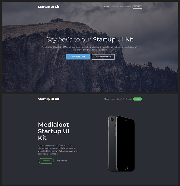 10 Best Free UI Kits Made With Bootstrap 4 | by Theme Wagon | Medium