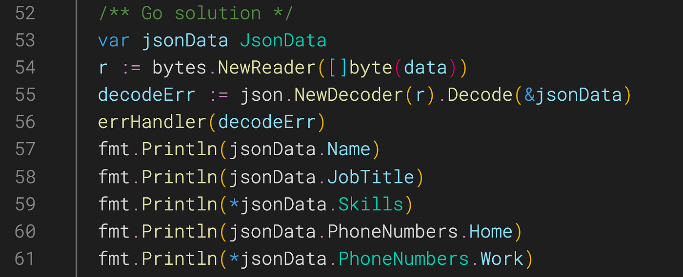 How to flatten JSON data in Golang | by Taban Cosmos | Medium
