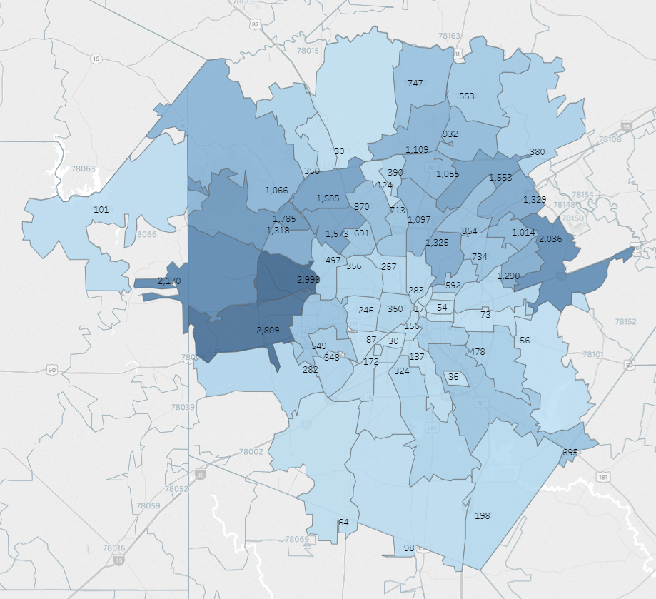 Bexar County Map By Zip Code Printable Maps Online