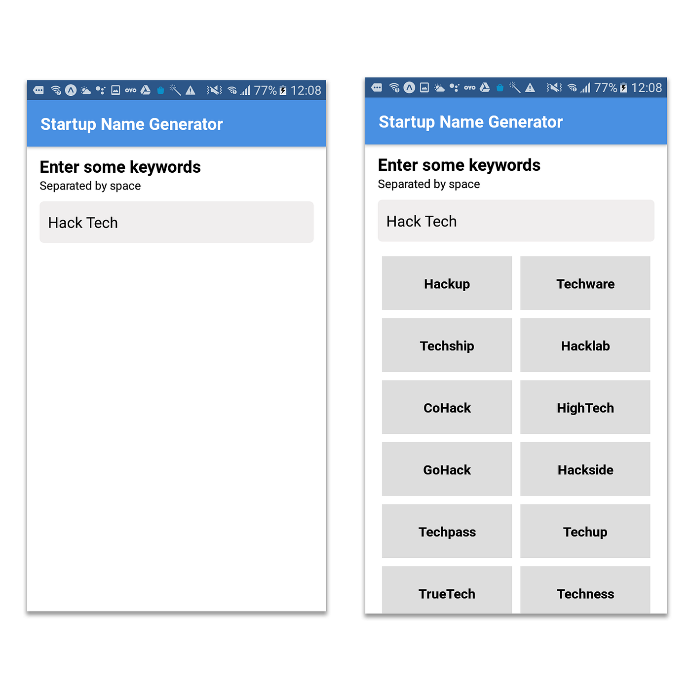 Create your own “Startup Name Generator” app using React Native by