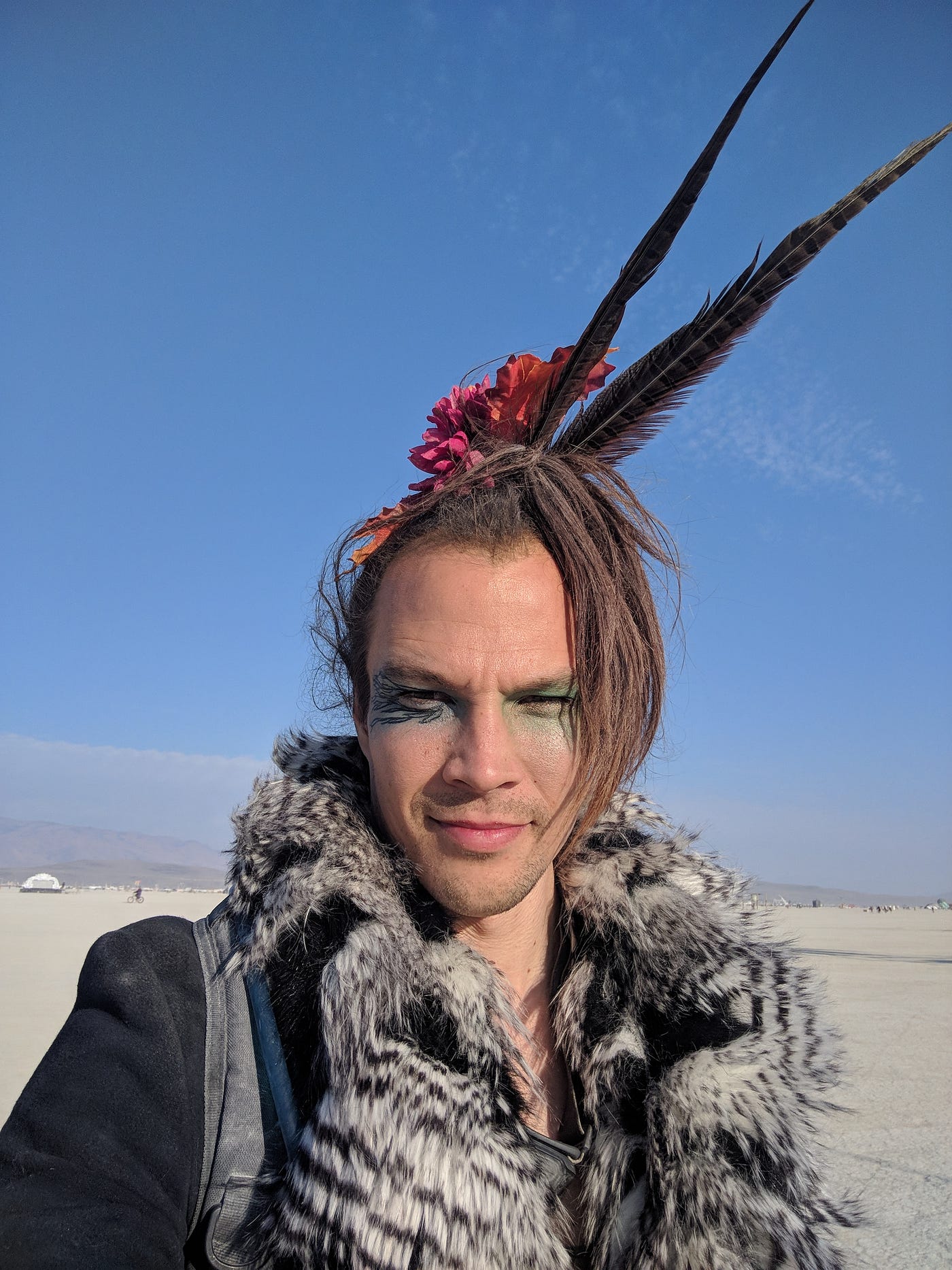 Masculinity, meet flowers and eyeshadow