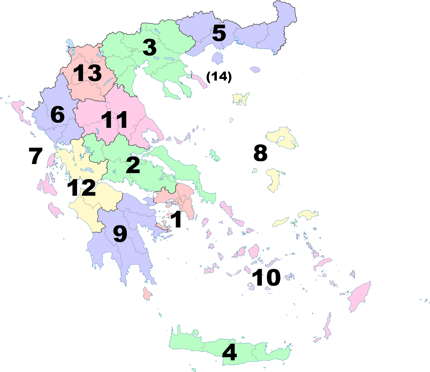 Map of Greece by Philly boy92 (CC BY-SA 3.0) via Wikimedia Commons