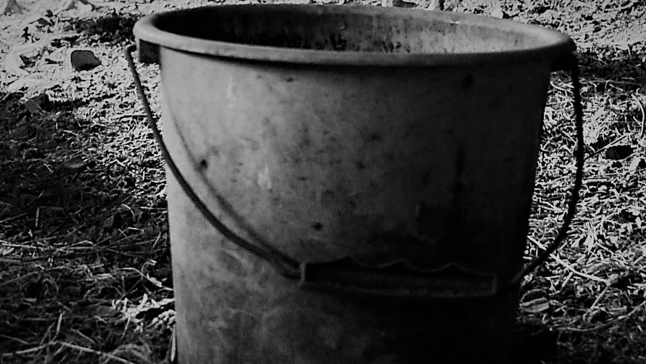 Bucket of Scuzz. Sure don’t think I’m a scuzzbucket, so… by Jeff