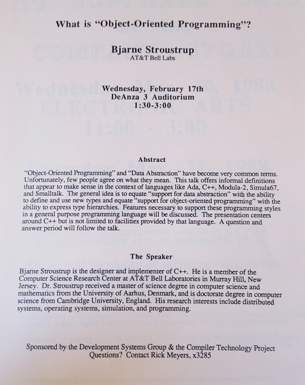 Data Abstraction, Labor Abstraction: Object-Oriented Programming as ...
