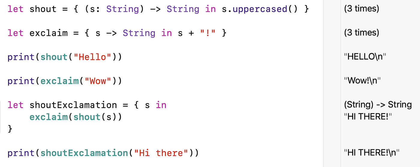 Functional Composition in Swift for Dummies Like Me — Part 1 | by Chuck ...