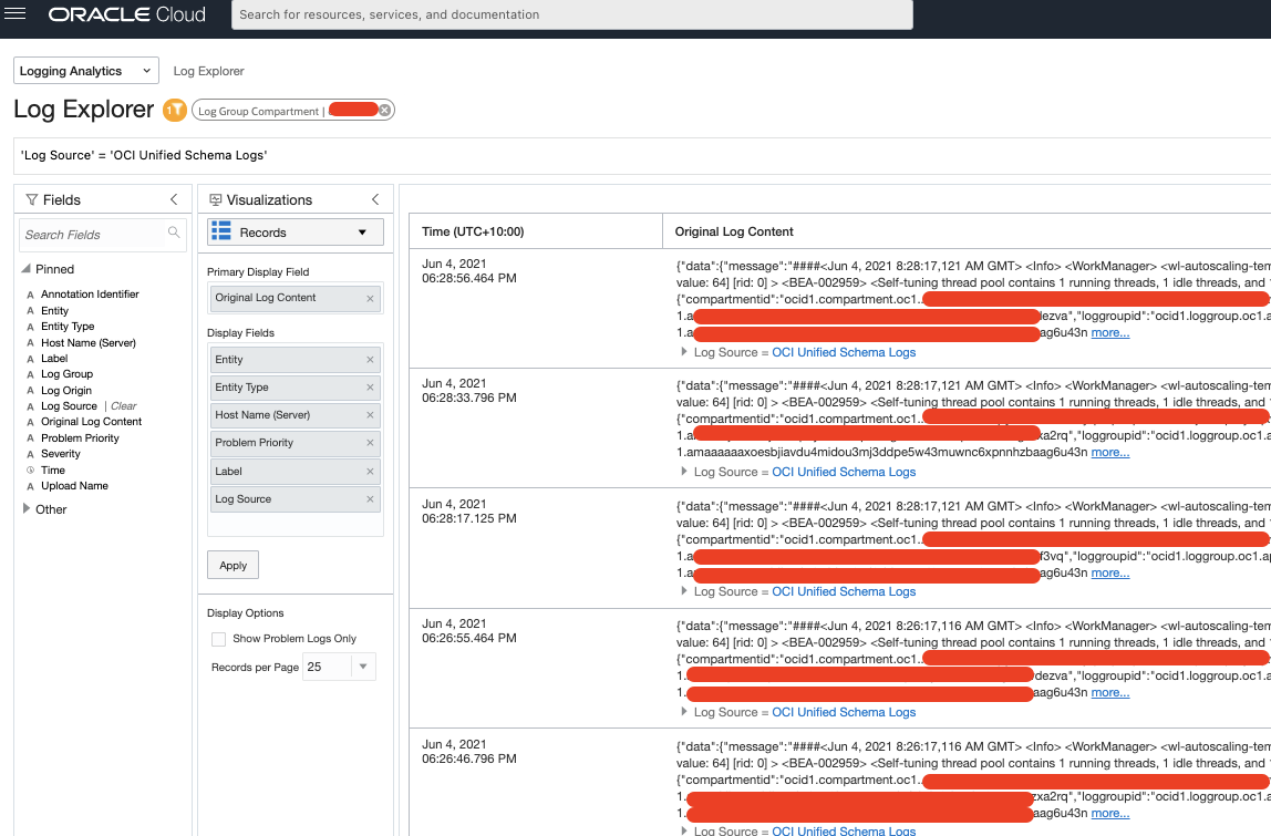 Capture and analyse Logic logs in OCI by Omid Izadkhasti Oracle