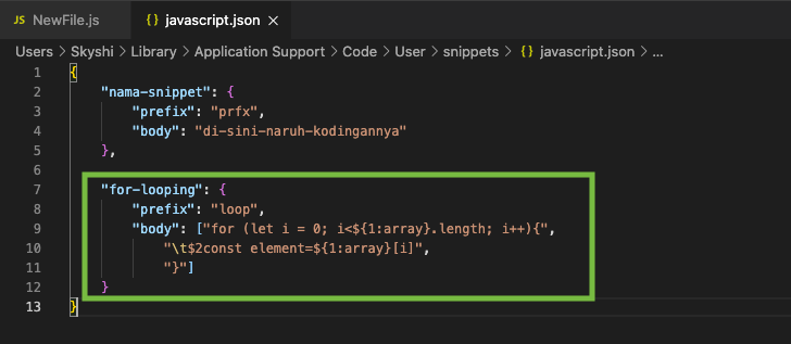 Tips Membuat Snippet Di Visual Studio Code | By Ivanadrianto ...