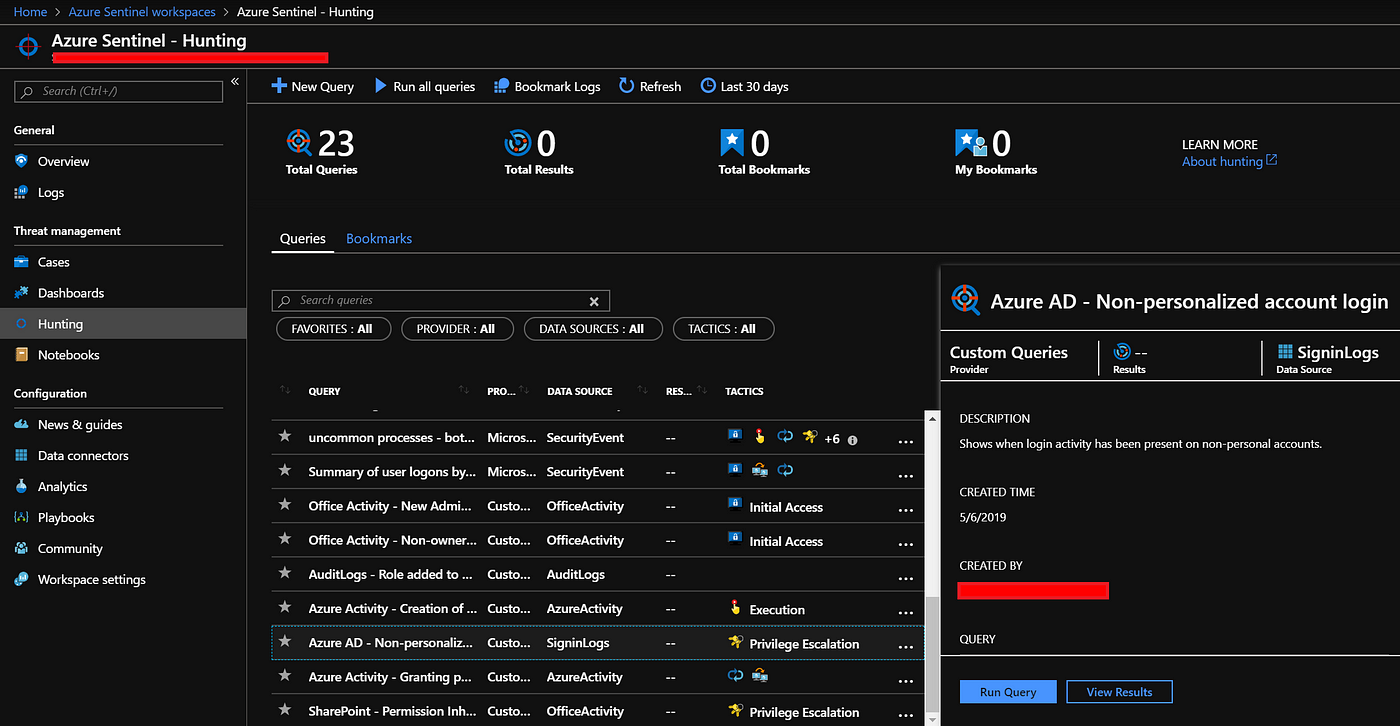 Azure Sentinel helping your SOC with investigation and hunting by