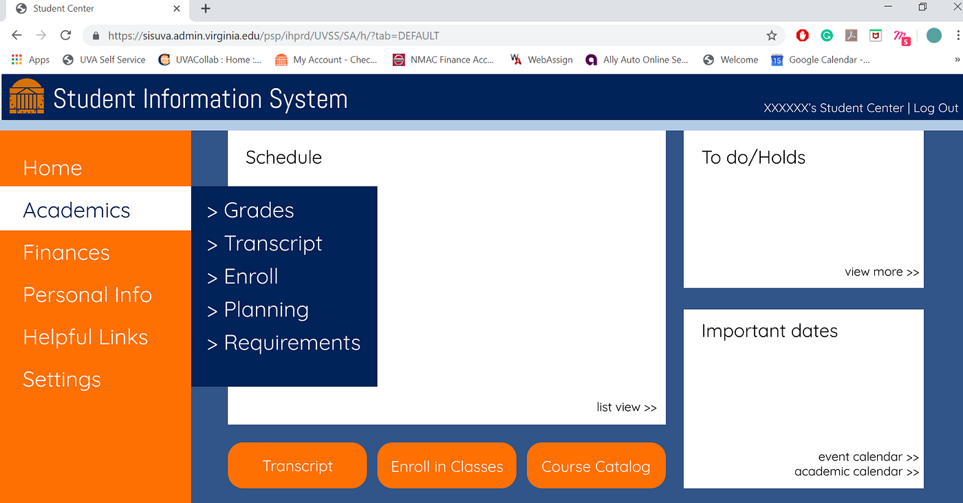 Design Case Study: A SIS that is easier to navigate | by Tira Misu | Medium